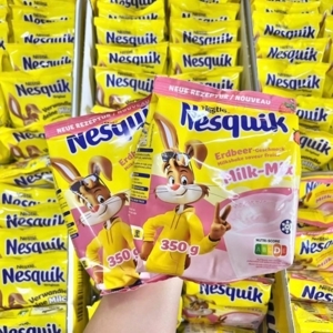 Sữa bột Nestle Nesquik Strawberry - hộp 300g (dành cho trẻ từ 3 tuổi trở lên)