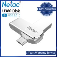 Netac U380 16G/32G/64G USB3.0 Giao Diện Kép Cho Điện Thoại Android Và Máy Tính Tốc Độ Cao mini Đèn Thẻ Nhớ LazadaMall