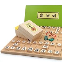 Netsuke do P sản xuất dễ thương Go Labo 2 miếng Bàn shogi gấp Shin Katsura số 5 và các quân cờ shogi được ép tuyệt vời Bộ shogi bằng gỗ