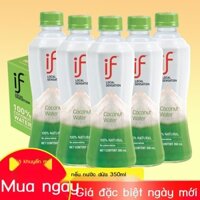 Nếu nước dừa 350ml nguyên hộp nước dừa xanh nguyên chất tự nhiên bà bầu uống nước ép NFC