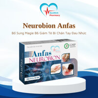 Neurobion Anfas Dạng Viên Bổ Sung Magie B6 Giảm Và Cải Thiện Tê Bì Chân Tay Đau Nhức Vai Gáy Dây Thần Kinh