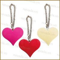 Nev ♕ 130DB Báo động cá nhân Báo động tấn công Hình trái tim Móc khóa báo động an ninh cá nhân