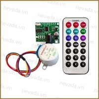 Nev ♕ 28BYJ48 5V 5 Line 4 Pha ULN2003 Mô-đun truyền động cơ bước giảm vi mô Bảng điều khiển từ xa hồng ngoại Practi