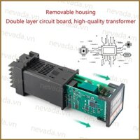 Nev ♕ Alarm REX-C100 C400 C700 C900 220V Bộ điều chỉnh nhiệt độ kỹ thuật số PID
