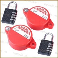 Nev ♕ Bộ khóa vòi nước an toàn có khóa móc Van cổng Hệ thống khóa van cổng nhựa có khóa Combo cho