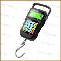 Nev ♕ Cân hành lý cho du lịch Cân kỹ thuật số LCD có đèn nền Màn hình treo Cân câu cá điện tử Cân 110lb Cân 50kg