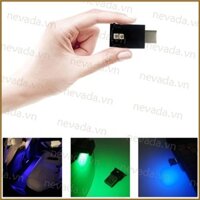 Nev ♕ Đèn LED nội thất ô tô Mini USB-C Đèn trang trí nội thất ô tô