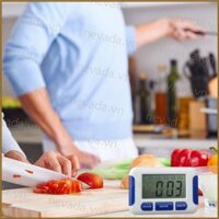 Nev ♕ Hẹn giờ đếm ngược Đồng hồ báo thức hẹn giờ LCD kỹ thuật số điện 5 kênh phổ biến để nấu ăn Trò chơi nướng bánh trường học