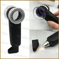 Nev ♕ Kính lúp 30X có thể sạc lại USB di động Kính lúp có thể sạc lại Kính lúp bỏ túi để nhận dạng cổ