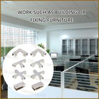 Nev ♕ Nâng cấp Bộ kẹp thủy tinh Kẹp nối thủy tinh đa năng Giá đỡ kệ hình chữ L