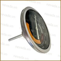 Nev ♕ Nhiệt kế lò nướng Analog Nhiệt kế không gỉ Steeel 50-250°C 100-550°F Máy đo nhiệt độ rang tròn cho