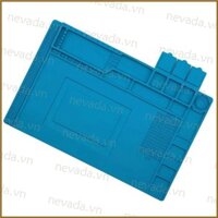 Nev ♕ Thảm hàn silicon Thảm sửa chữa điện tử chịu nhiệt Thảm làm việc từ tính