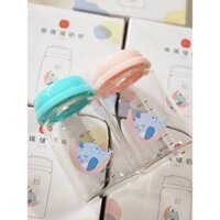 NEVI/NCVI BỘ 2 BÌNH TRỮ SỮA THỦY TINH CỔ RỘNG NEVI/ NCVI 180ML
