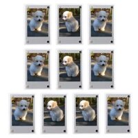 New 1-10 Gói 3 Inch Acrylic Tủ Lạnh Từ 2 Mặt Khung Cho Fujifilm Instax 9 8 7S 25 50S phim nhỏ giấy ảnh