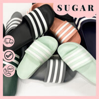 (New 100%) Dép Adidas Aqua màu xanh rêu - F35537-Sumo Authentic