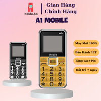 (New 100%)  Điện thoại A1 mobile dành cho người già loa to,sóng khỏe,pin trâu,đọc phím,100% full box