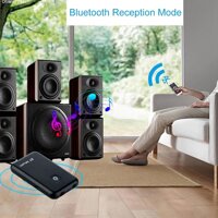 New 2 in 1 Bluetooth V4.2 Audio Transmitter Receiver Audio Music Adapter