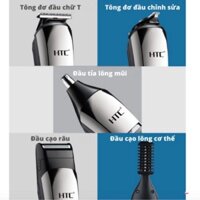 (NEW 2022) Bộ máy đa năng tông đơ cắt tóc, cạo râu, tỉa lông mũi HTC ATA 1327 Il Người lớn trẻ em Flyco tăng