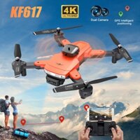 New 2022 - Máy bay Flycam mini KF617 Với 4K Dual Camera, có cảm biến Tránh chướng ngại vật, động cơ chổi than gấp gọn