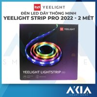 NEW 2022 PRO VERSION ĐÈN LED DÂY THÔNG MINH XIAOMI YEELIGHT LIGHTSTRIP PRO Hỗ trợ Apple Homekit Hàng Nhập Khẩu Chính Hãng - 2m gồm adapter