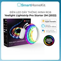 NEW 2022 PRO VERSION ĐÈN LED DÂY THÔNG MINH XIAOMI YEELIGHT LIGHTSTRIP PRO Hỗ trợ Apple Homekit Hàng Nhập Khẩu Chính Hãng - 2m gồm adapter