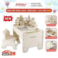 [NEW 2025] Bàn Ghế Xếp Hình Lego Đa Năng 2IN1 Cho Bé, Set Bàn Ghế Kèm Bảng Vẽ Tiện Lợi Bảo Hành 1 Năm - F22