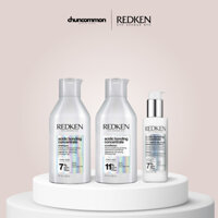 [NEW 2025] Bộ Sản Phẩm Chăm Sóc Tóc Hư Tổn Redken Acidic Bonding Concentrate Gồm Dầu Gội + Overnight Serum Treatment