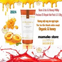 NEW 2025 Kem ủ tóc &Honey Vicrea Milky Precious EX Repair Hair Pack 130g tóc hư tổn siêu mượt, bản hoàn thiện EX DAMAGE