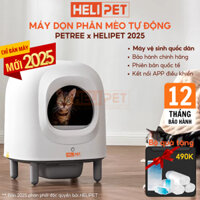 [NEW 2025] Nhà Vệ Sinh Cho Mèo Tự Động PETREE x HeLiPet Bản Quốc Tế Kết Nối Wifi - HeLiCorp