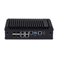 New 4X SFP+ 10G LAN and 5X 2.5G LAN Atom C3758R C3808 8 Core Processor Mini NAS,Q203XXG9