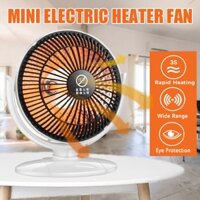 New 6" 200W Mini Electric Heater Fan Winter Air Warmer Silent Desk Home Office