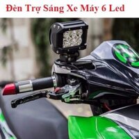 [NEW 9/2020] ĐẺN PHA 6 LED GẮN XE MÁY SIÊU SÁNG SHOP YÊU THÍCH