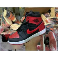NEW ⚡️ [Fullbox &Bill] Giày thể thao AIR JORDAN 1 Retro High BRED Đỏ đen cao cổ (zép 1.1) HOT