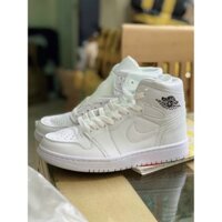 NEW ⚡️ [Fullbox &Bill] Giày thể thao AIR JORDAN 1 Retro High Full white full trắng cổ cao (zép 1.1) HOT