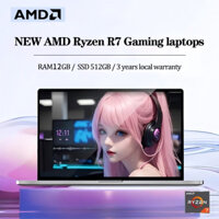 New AMD Ryzen 7-2700U Quad Core Eight Thread 15.6" IPS HD Display Laptop Three Year Warranty RAM 12GB/20GB 512GB SSD