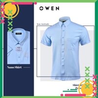 New (ẢNH THẬT) OWEN - Áo sơ mi ngắn tay Owen 100% Nano 90599 hot ' New