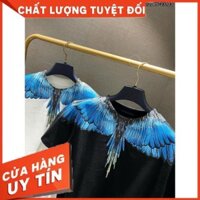 NEW áo phông in hình cánh chim, áo thun nam nữ cổ tròn cộc tay mùa hè hottrend hàng đẹp hình ảnh thực tế
