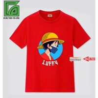 (NEW) Áo Thun One Piece Luffy 3 Màu Vải Cotton Thái S192