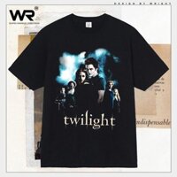 New Áo thun Twilight Saga Movie phim chạng vạng wright cổ tròn cotton phong cách streetwear vintage âu mỹ