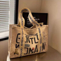 New arrival women's large capacity canvas bag Travel Bag Casual Tote Bag Fashion Printed Lightweight Tote Shopping Bag