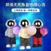 New Astronaut Bluetooth Audio Colorful Night Lamp Mini Portable Small Speaker Decoration Desktop Living Room