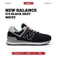 New Balance 574 Đen Xám Trắng 100% Giày Thể Thao Nam Nữ Nguyên Bản