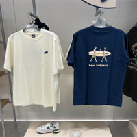 New BALANCE / NB Áo thun cổ tròn Cotton nguyên chất giản dị ngắn tay nam và nữ NEE26251