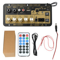 New Bảng khuếch đại công suất kỹ thuật số Bluetooth với sợi quang Bo mạch loa bluetooth 5.0 cho loa gia đình, karaoke