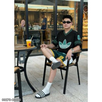 NEW bộ ADI DAS lưới phối logo lá nét căng đẹp hết nấc