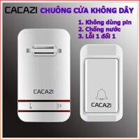 [NEW] Bộ chuông cửa không dây Cacazi – không dung PIN- chốn nước -  Sang trọng - Cực tốt - Bảo hành 1 tháng - HKS