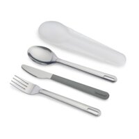 NEW – Bộ dao muỗng nĩa inox kèm hộp đựng nhỏ gọn Joseph Joseph Duo – 006711