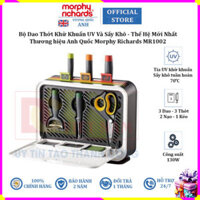 [NEW]  Bộ Dao Thớt Khử Khuẩn UV Và Sấy Khô Morphy Richards MR1002 Thế hệ thứ 3 .