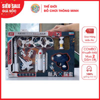 [NEW] Bộ Đồ Chơi Tàu Vũ Trụ, Mô Hình Tên Lửa Không Gian & Phi Hành Gia - Đồ Chơi Khám Phá Cho Bé