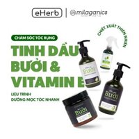 [NEW] Bộ dưỡng tóc MILAGANICS - Tinh dầu bưởi: dầu gội, dầu xả, xịt tóc, kem ủ, ngừa rụng - 890ml